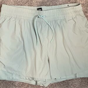 Spyder Women’s running shorts. XL True Sage  green